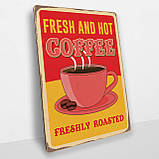 Дерев'яний постер Свіжозварена кава А5, фото 2