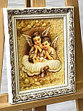 Ікона з бурштину Ангел Охоронець  для діток 15*20 см , Ангел Охоронець, фото 2