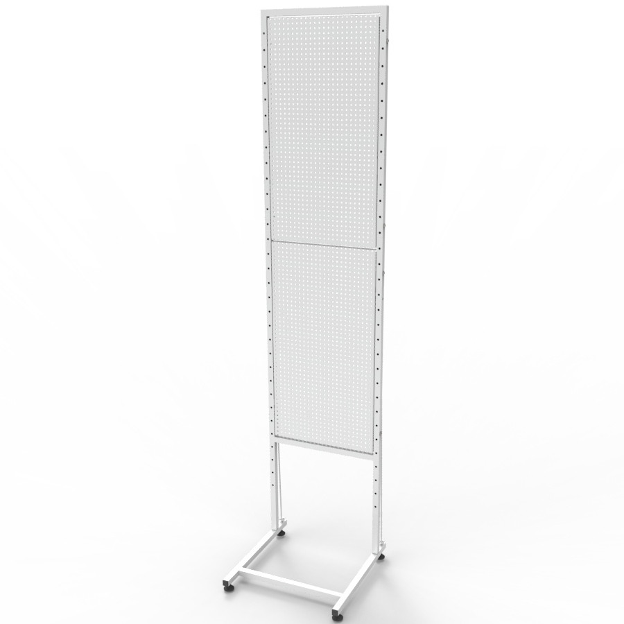 Каркас з перфорацією для стелажа Ева-П40, білий