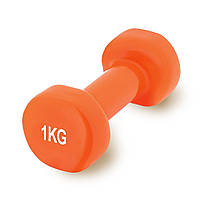 Гантель вінілова PowerPlay 1 кг. PP_4103 Помаранчева (1шт.)