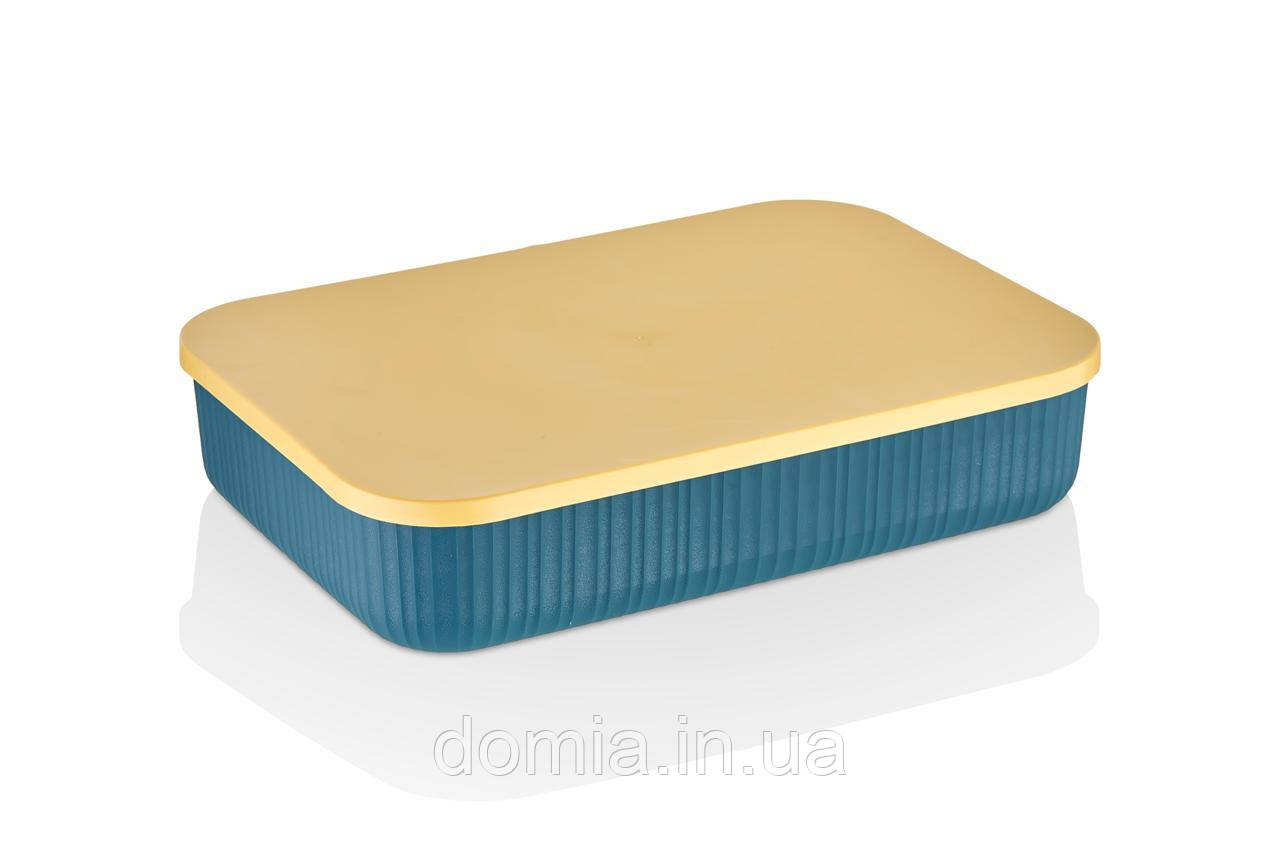 Кошик для дрібниць "Life box" з кришкою (37,6х8х26 см)) 6,8 л. KULELI, Туреччина TS-063