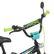 Велосипед дитячий PROF1 16д. Y16224-1, чорного кольору, фото 5