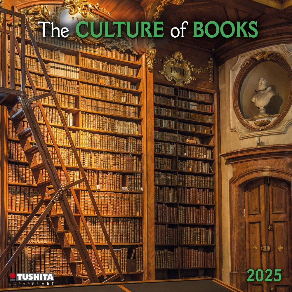 Настінний календар 2025 рік. The Culture of Books 2025