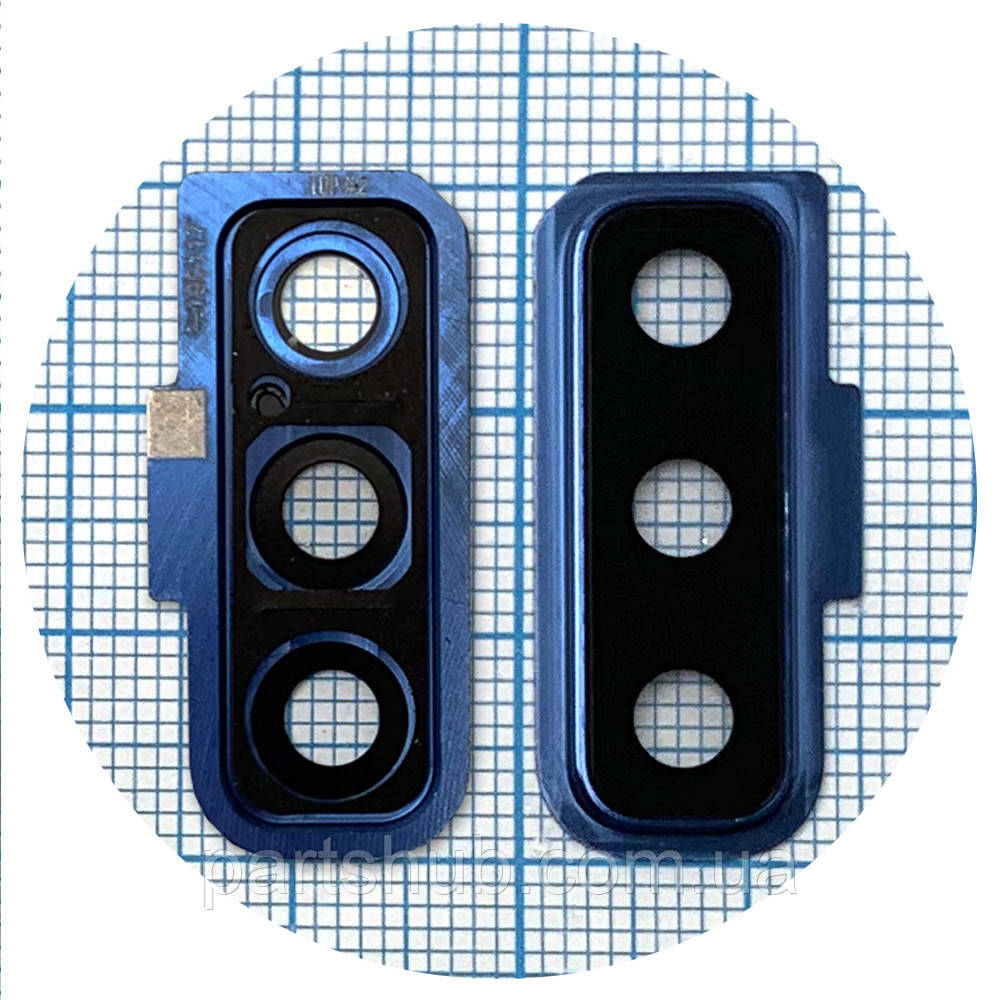 Скло камери Samsung Galaxy A7 2018 A750F (у синій рамці), фото 1