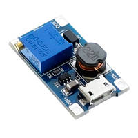 Перетворювач напруги підвищувальний MT3608 2-24 на 28 В MicroUSB (003003)