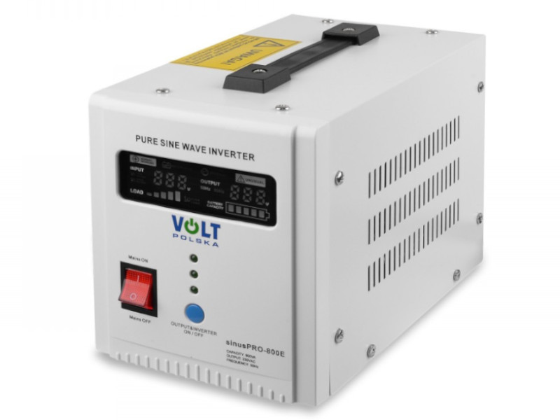 Джерело безперебійного живлення (ДБЖ) з чистою синусоїдою Volt SINUS PRO 800 E 12/230 В (500/800 Вт), фото 1