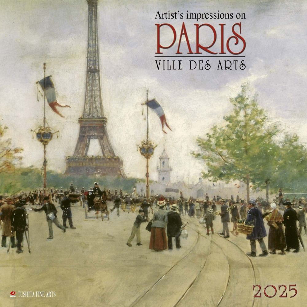 Настінний календар 2025 рік. Paris - Ville des Arts 2025