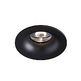 Точковий врізний GU10 світильник Ø85мм TWS016 (чор), фото 2