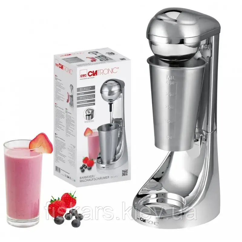 Міксер-пінозбивач барний 2 в 1 Clatronic BM 3472