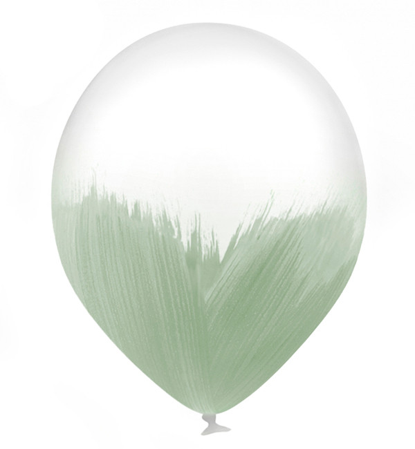 Повітряна кулька "Браш", Польща, Ø 30 см., колір - оливковий