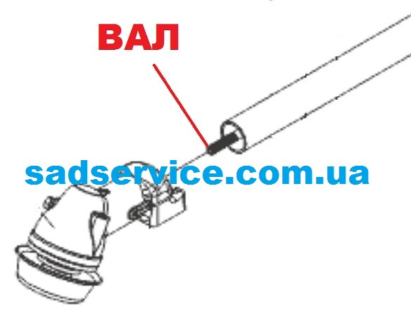 Вал приводний для мотокіс Solo 133, 142, 154, фото 1