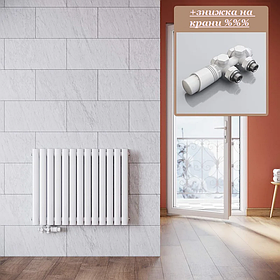 Дизайн радіатор Aurora 500/780 Горизонтальний білий дизайн радіатор Aurora 500/780