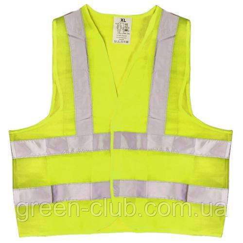 Жилет безпеки світловідбивний (yellow) 116 Y XL (ЖБ003), фото 1