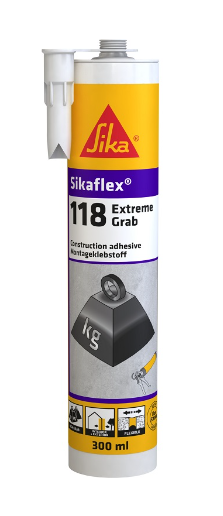 Клей-герметик поліуретановий Sikaflex-118 Extreme Grab 290 мл, фото 1