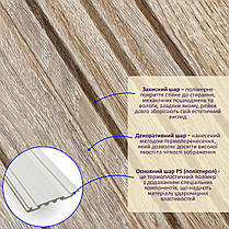 Рейка декоративна PS 2900х120х12мм Дуб SW-00002136, фото 2