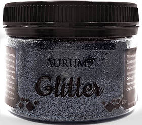 Декоративні блискітки Глітер Aurum Чорний 60 г