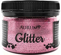 Декоративні блискітки Глітер Aurum Рожевий 60 г