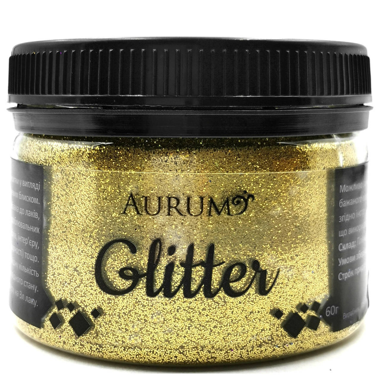 Декоративні блискітки Глітер Aurum Золото 60 г, фото 1