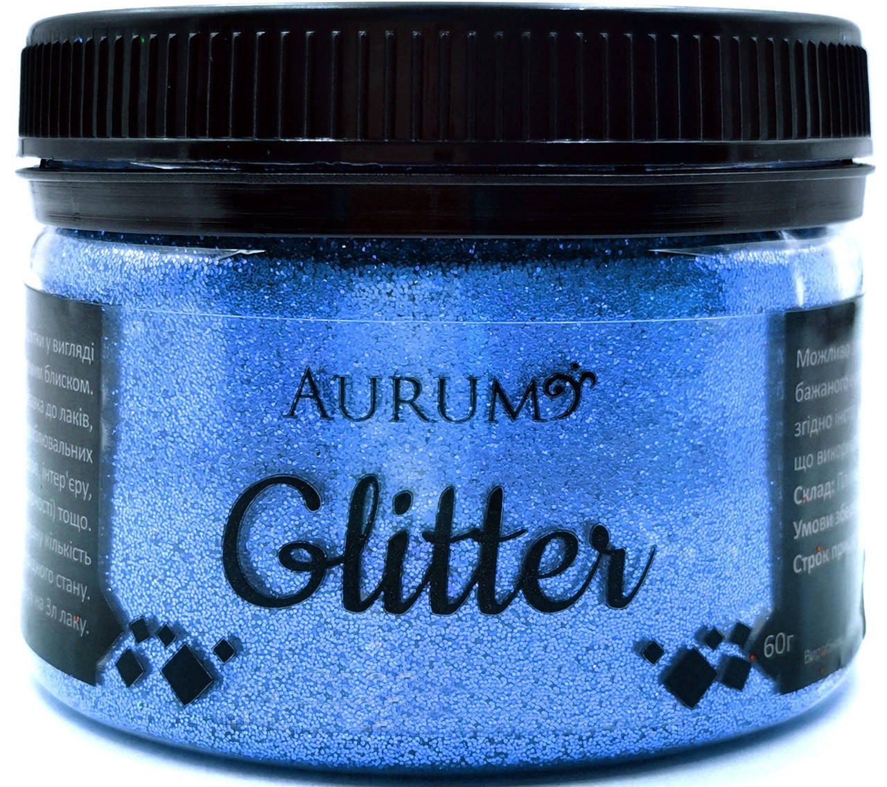 Декоративні блискітки Глітер Aurum Блакитний 60 г
