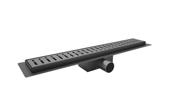 Душовий трап із неіржавкої сталі SUS304 Koer FD35-70x800-Graphite (AC0660)