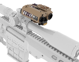 Лазерний дальномір і балістичний комп'ютер Wilcox RAPTAR S, Колір: FDE, фото 5
