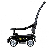 Дитяча каталка-толокар з батьківською ручкою та музикою Bambi M 5728L-2, фото 3