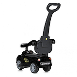 Дитяча каталка-толокар з батьківською ручкою та музикою Bambi M 5728L-2, фото 6