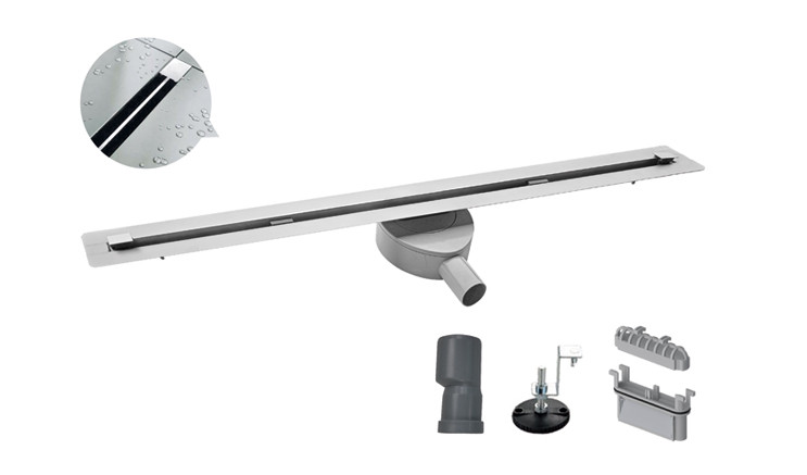 Душовий трап "Тонкий" з неіржавкої сталі SUS304 Koer FD07-20x700-Slender (KR5136)