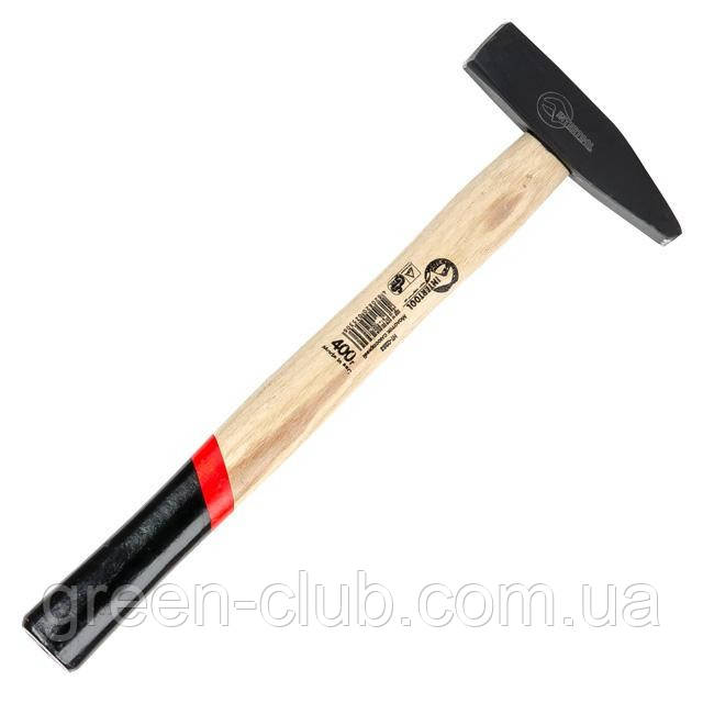 Молоток слюсарний 400г ручка ясен INTERTOOL HT-0253
