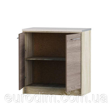 Кухонний модуль нижній Еверест Еко 800 дуб сонома/трюфель (без стільниці) 80х46х82 см (DTM-2907), фото 2