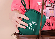 Аптечка-органайзер "STANDART MINI". Розмір 14х11х2,5 см. Синій колір, фото 6
