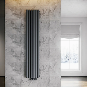 Aurora 1 Anthracite 1800/360 вертикальний дизайнерський радіаторAurora 1 Anthracite 1800/360 вертикальний дизай