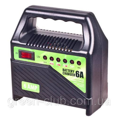 Зарядне устр-во PULSO BC-15860 6-12V/6A/15-80AHR/світлодіодн.індик. (BC-15860)