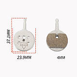 Колодки гальмівні велосипедні 37,1мм*23,9мм, фото 2