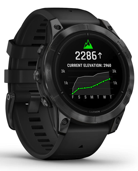 Смарт-годинник Garmin EPIX Pro Gen 2 (47 mm), Slate gray with black silicone band