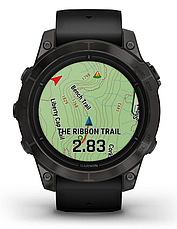 Смарт-годинник Garmin EPIX Pro Gen 2 (47 mm), Slate gray with black silicone band, фото 3