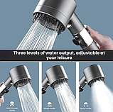 Масажна лійка, душовик із обертанням 360° Turbocharged shower head, фото 3