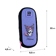 Пенал шкільний Kite Kuromi (1 відділення, органайзер на 8 предметів) HK24-599-2, фото 3
