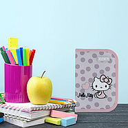 Пенал шкільний Kite Hello Kitty (1 відділення, 2 відвороти) HK24-622, фото 8