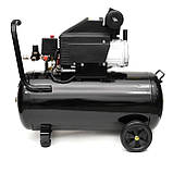 Компресор МК-50, 1.5 кВт, 220 В, 8 атм, 205 л/хв INTERTOOL PT-0021, фото 4