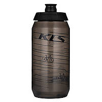 Прозора пляшка KELLYS HUMBING 0,55 л - чорна