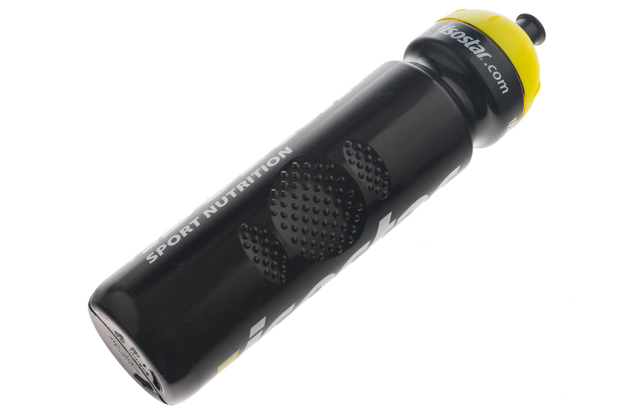 Пляшка ISOSTAR 1000 мл чорно-жовта