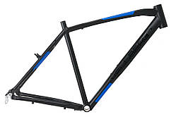 Рама 28 алюміній. Vellberg Explorer V-brake чоловічий 19' чорно-синій матовий