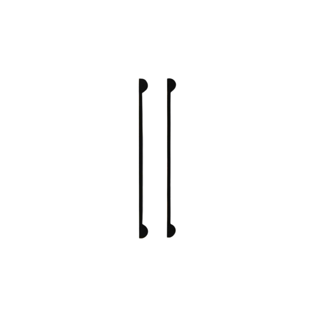 Lendi Streeps | Стріпи для ламінування вій | ЧОРНІ | 1 пара