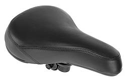 Сідло BMX DIRT довжина-240мм, ширина-165мм + ремінь, чорний