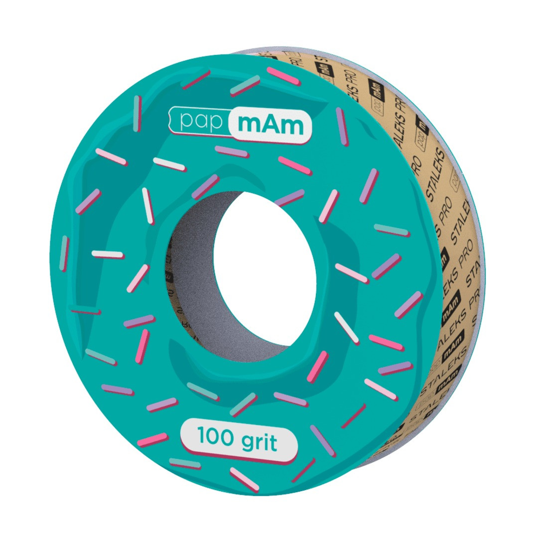 Блок файл-стрічки запасний білий 100 грит для котушки Staleks PRO