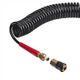 Шланг BLACK M-Flex 5.5х8мм, 15 м спіральний поліуретановий з поворотним шарніром STORM INTERTOOL PT-1791, фото 5