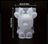 Силіконовий молд Лось 3D, фото 4