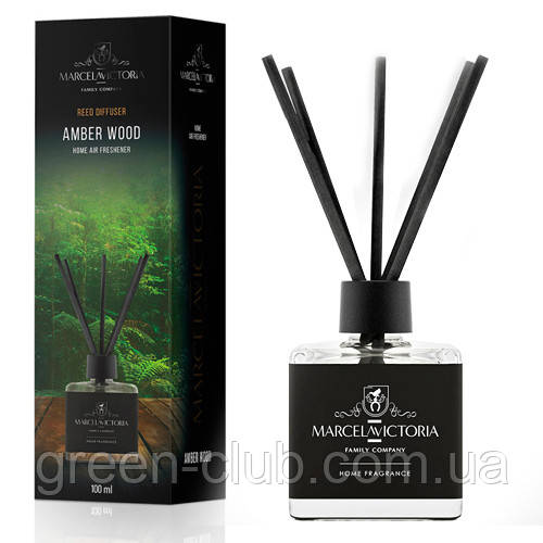 Ароматизатор рідкий для дому/офіса Tasotti "Reed diffuser" 100ml Amber Wood (098556)