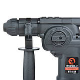 Перфоратор 1000 Вт, 3.5 Дж, 0-1100 об./хв, 0-4700 уд./хв, 3 режими, SDS plus INTERTOOL WT-0160, фото 5